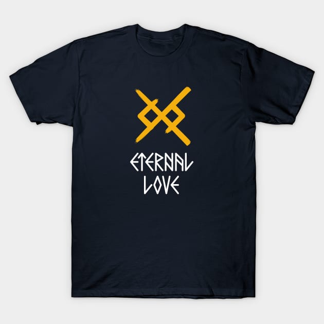 Viking Eternal Love Rune T-Shirt by Neon-Light